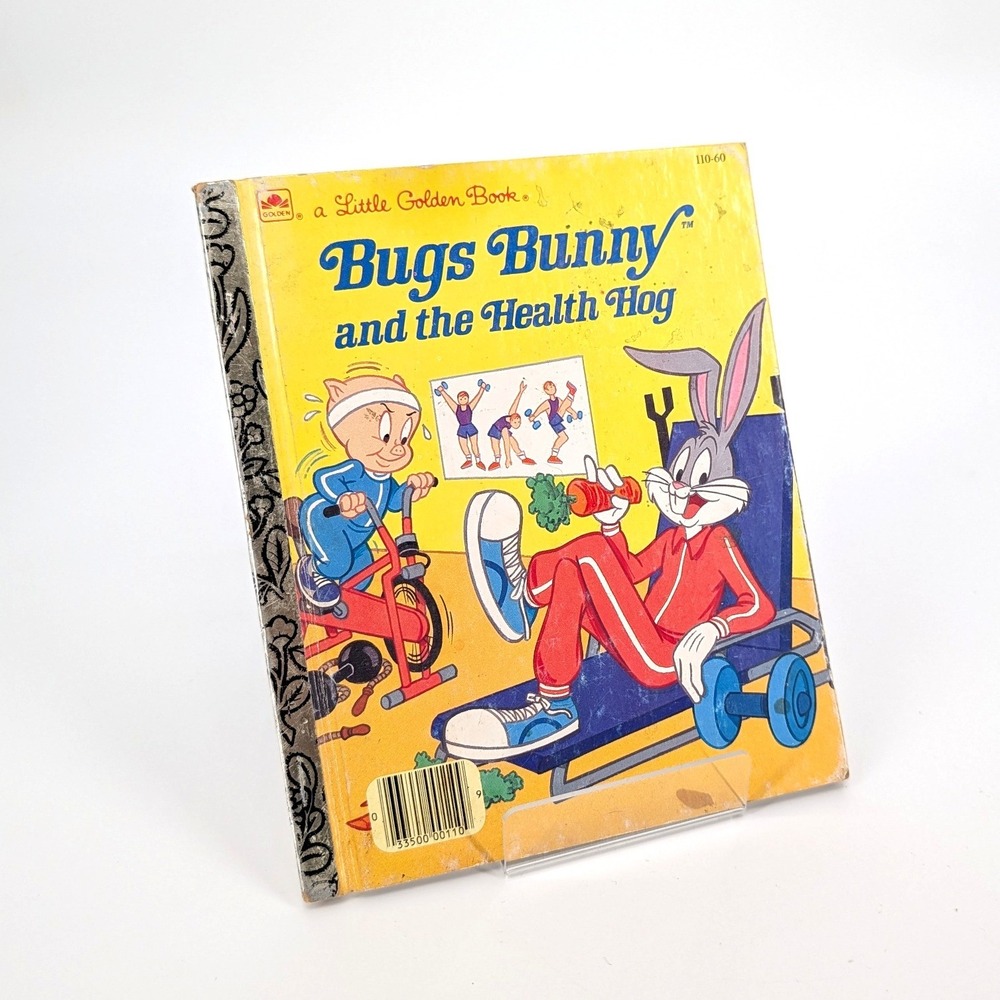 A Little Golden Book Bugs‎ Bunny and the Health Hog 1986 Looney Tunes Porky Pig